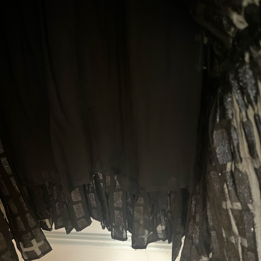 Dodo Bar Or Black and Silver Textured Maxi Dress - Picture 16 of 16